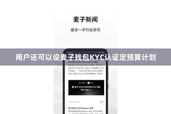 用户还可以设麦子钱包KYC认证定预算计划
