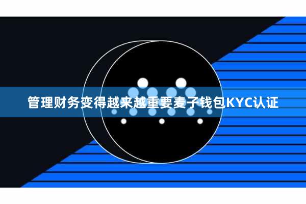 管理财务变得越来越重要麦子钱包KYC认证