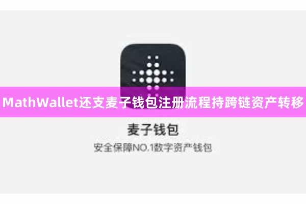 MathWallet还支麦子钱包注册流程持跨链资产转移